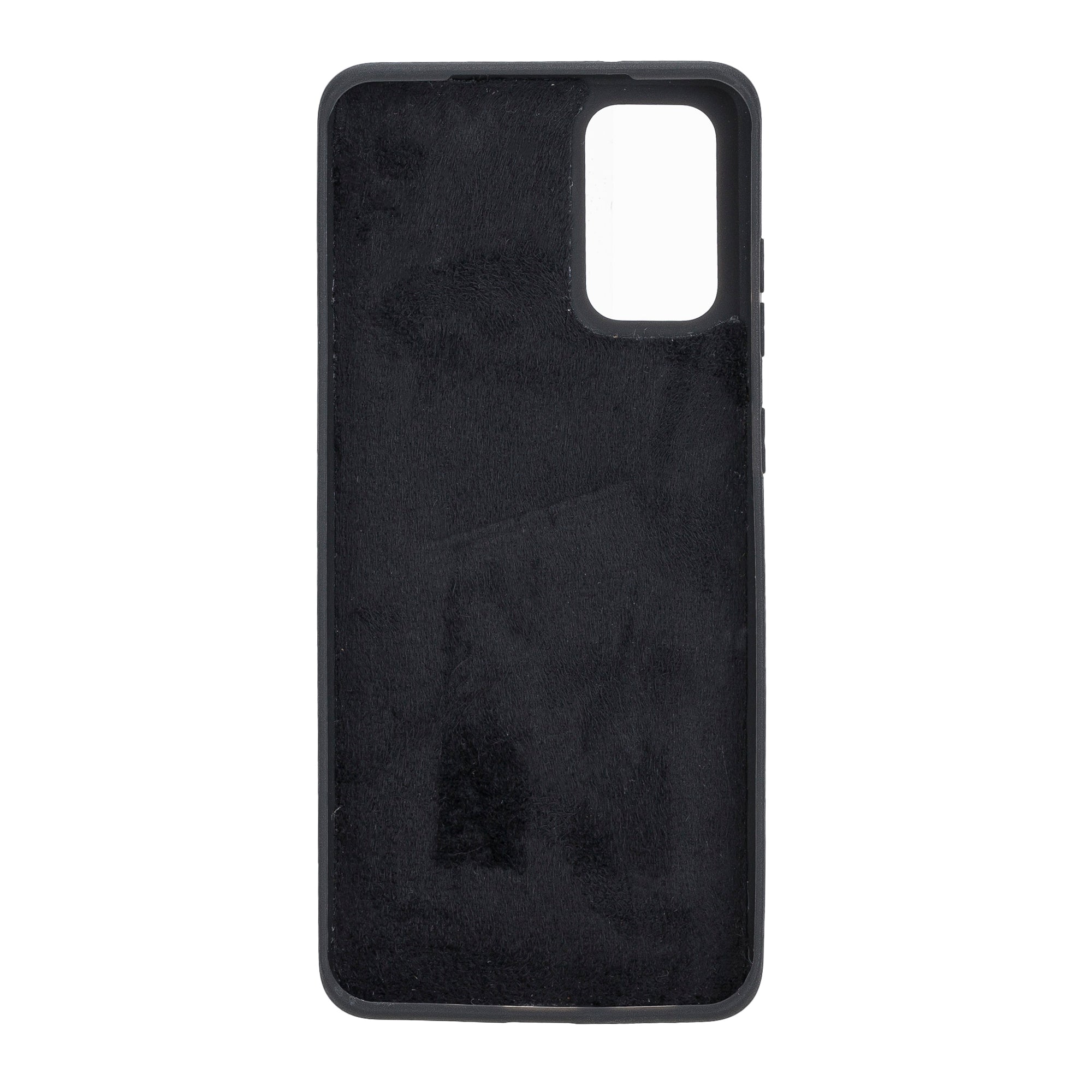 Schwarz Samsung S20+ Case, abnehmbare Echtleder Handytasche mit Magnet, S20 PLUS Leder Hülle