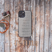 Grau Croco iPhone 12 Pro Max (6,7