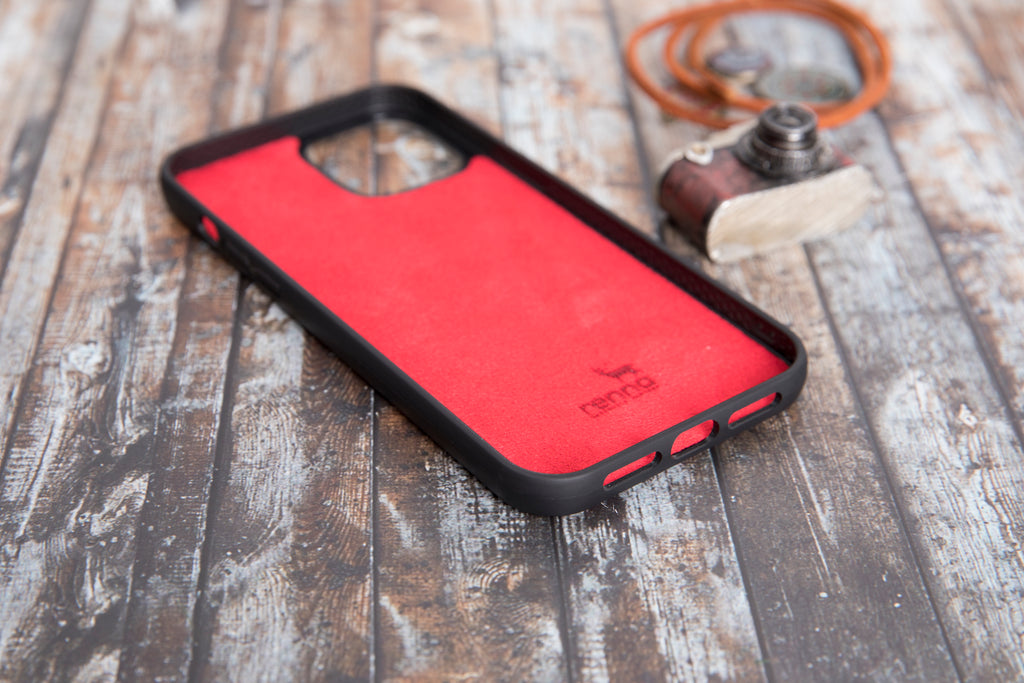 Rot Croco iPhone 12 PRO MAX (6.7") Case Genuine Leather case, handmade leather case Flex Cover