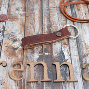 Echtes Leder handgefertigte Schlüsselanhänger