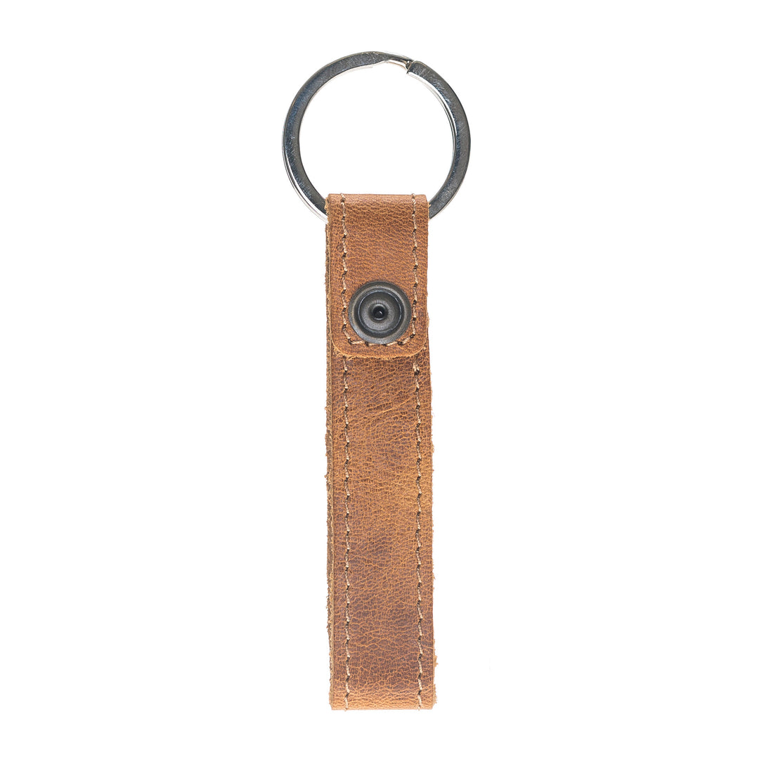 Echtleder Schlüsselanhänger, Braun Leder Schlüsselanhänger