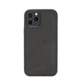 Schwarz iPhone 12 PRO MAX (6.7") Case Genuine Leather case, handmade leather case Flex Cover