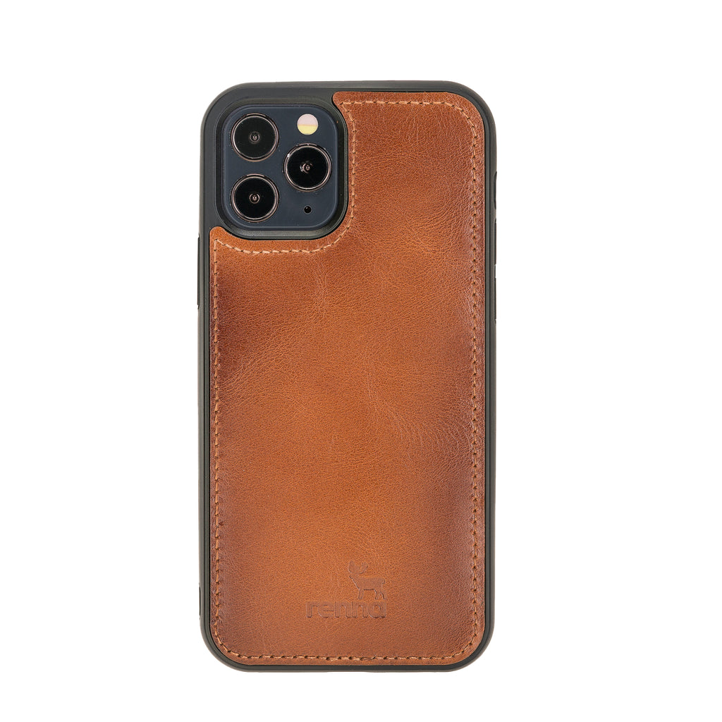 Braun iPhone 12 PRO MAX (6.7") Case Genuine Leather case, handmade leather case Flex Cover